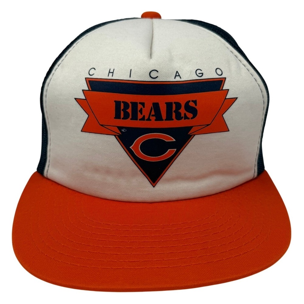 Sports Specialties NFL Chicago Bears Hat Mens Orange Navy Blue Mesh Snapback